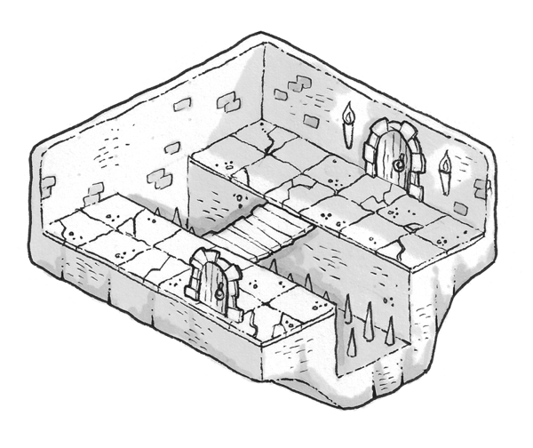Isometric room example